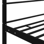 Himmelbett Schwarz Metall 140x200 cm