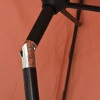Sonnenschirm mit Metall-Mast 300 cm Terrakotta