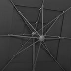 Sonnenschirm mit Aluminium-Mast 4-lagig Anthrazit 250x250 cm
