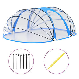 vidaXL Pool-Kuppel Oval 530x410x210 cm