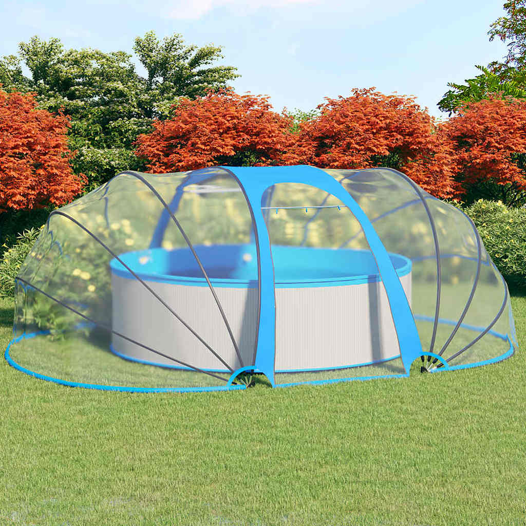 vidaXL Pool-Kuppel Oval 530x410x210 cm
