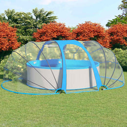 vidaXL Pool-Kuppel Oval 530x410x210 cm