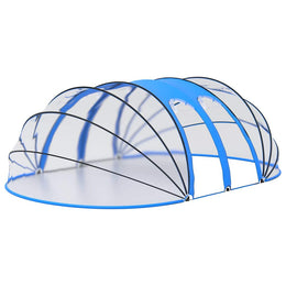 vidaXL Pool-Kuppel Oval 620x410x210 cm