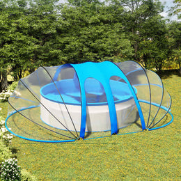 vidaXL Pool-Kuppel Oval 620x410x210 cm