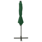 Ampelschirm mit LED-Beleuchtung 300 cm Grün