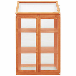 vidaXL Gewächshaus 60x45x100 cm Tannenholz