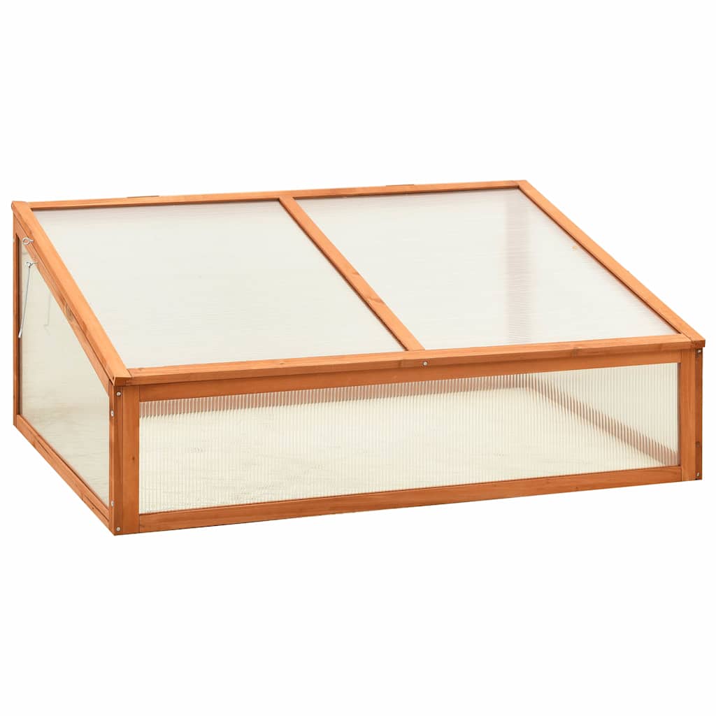 vidaXL Gewächshaus 100x65x40 cm Tannenholz