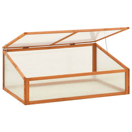 vidaXL Gewächshaus 100x65x40 cm Tannenholz