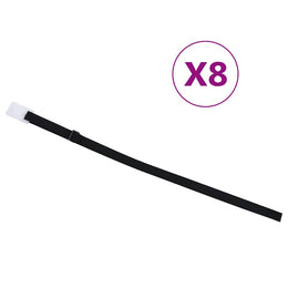 vidaXL Universal-Befestigungsbänder für Pool-Aufroller 8 Stk. 1,8 m
