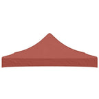 Partyzelt-Dach 3x3 m Terrakotta-Rot 270 g/m²