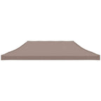Partyzelt-Dach 6x3 m Taupe 270 g/m²