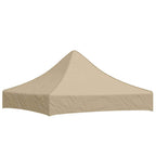 Partyzelt-Dach 2x2 m Beige 270 g/m²