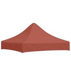 Partyzelt-Dach 2x2 m Terracotta-Rot 270 g/m²