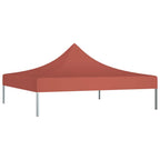 Partyzelt-Dach 2x2 m Terracotta-Rot 270 g/m²