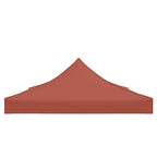 Partyzelt-Dach 4,5x3 m Terrakotta-Rot 270 g/m²