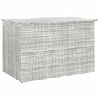 Garden-Auflagenbox Hellgrau 150x100x100 cm Poly Rattan