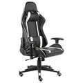 Gaming-Stuhl Drehbar Weiß PVC