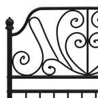 Bettgestell Schwarz Metall 90x200 cm