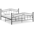 Bett Schwarz Metall 180x200 cm