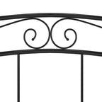 Bett Schwarz Metall 180x200 cm