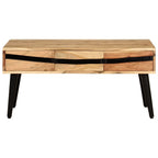 Couchtisch 88x50x42 cm Akazie Massivholz