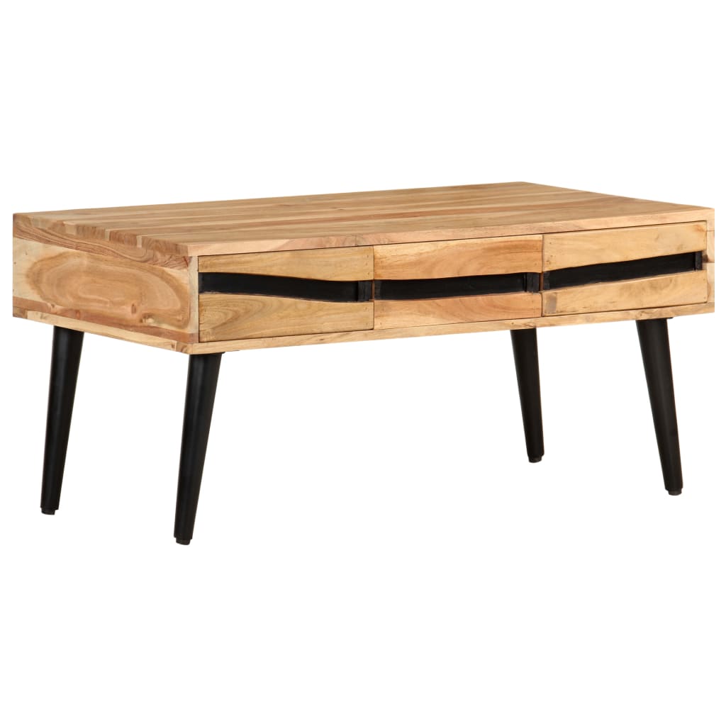 Couchtisch 88x50x42 cm Akazie Massivholz