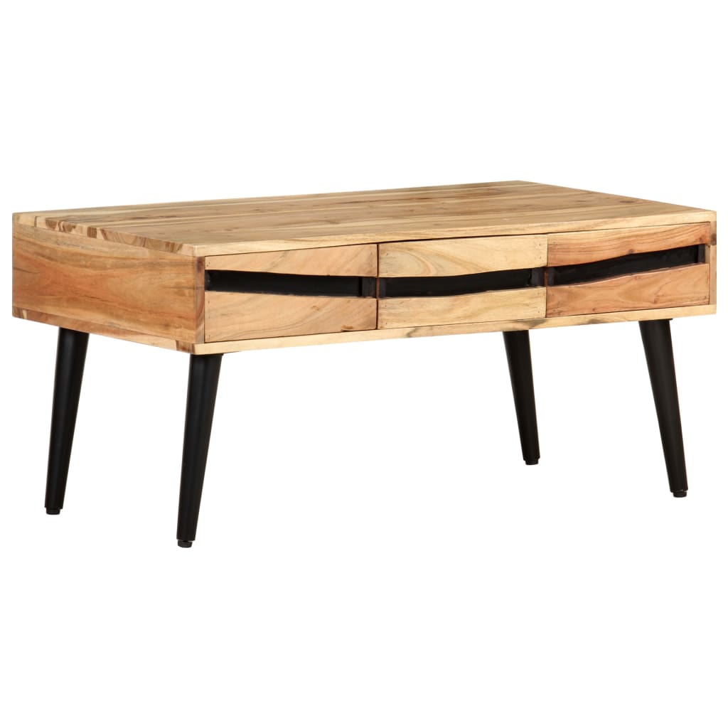 Couchtisch 88x50x42 cm Akazie Massivholz