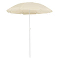 Sonnenschirm mit Stahlmast Sandfarbe 180 cm