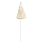 Sonnenschirm mit Stahlmast Sandfarbe 180 cm