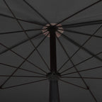 Sonnenschirm mit Mast 200x130 cm Anthrazit