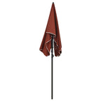 Sonnenschirm mit Mast 200x130 cm Terrakottarot