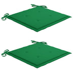 Gartenstühle mit Kissen 2 Stk. Massivholz Akazie