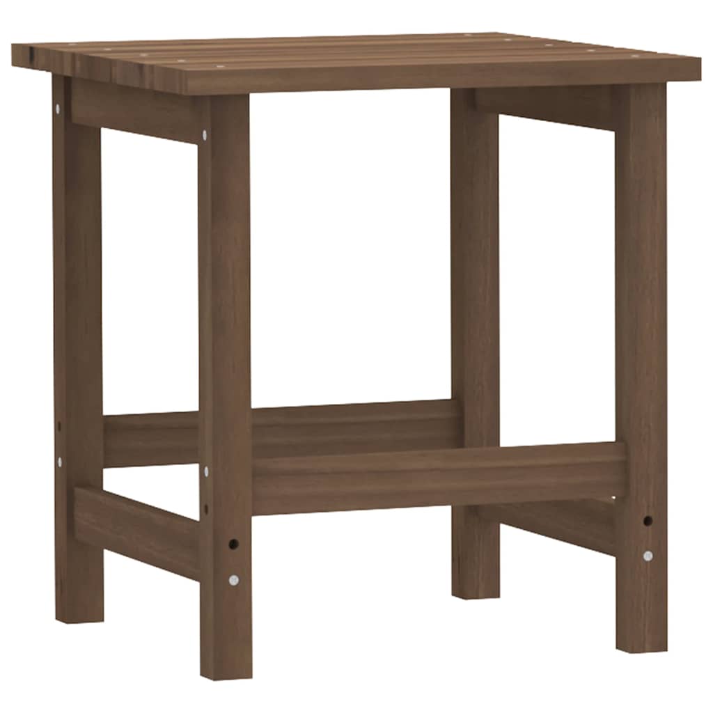Adirondack-Gartenstuhl mit Tisch Massivholz Tanne Braun