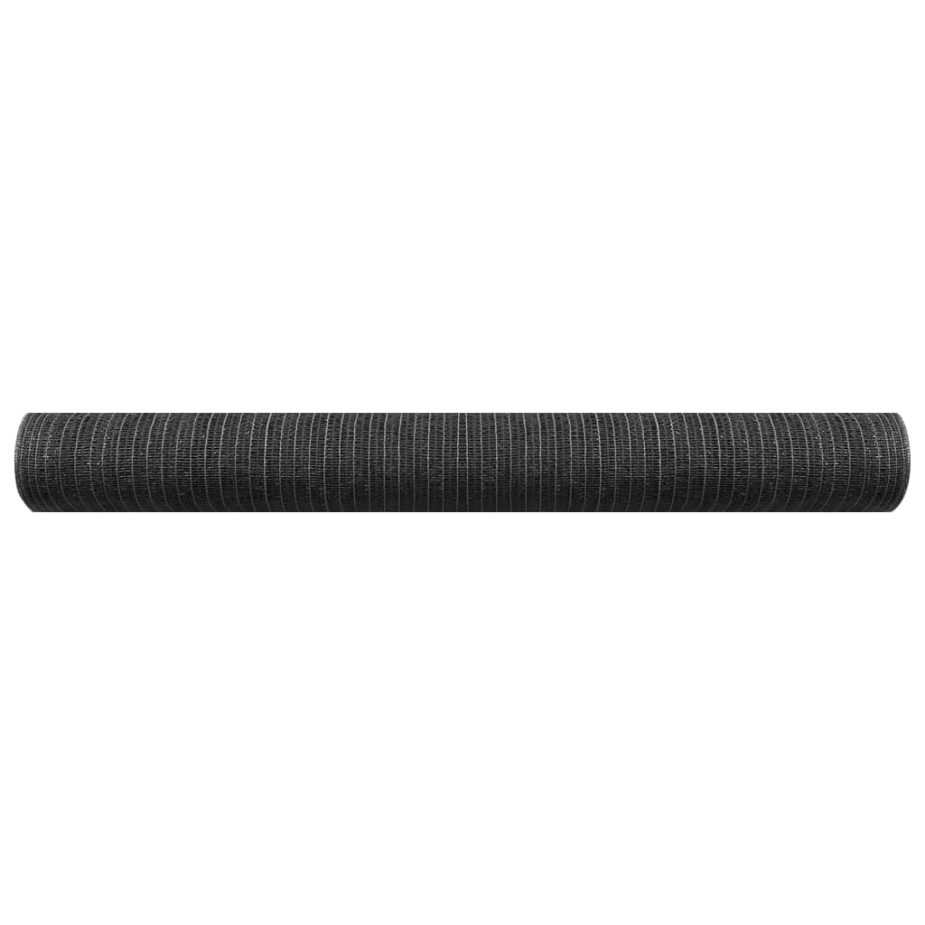 Zaunblende Anthrazit 2x50 m HDPE 150 g/m²