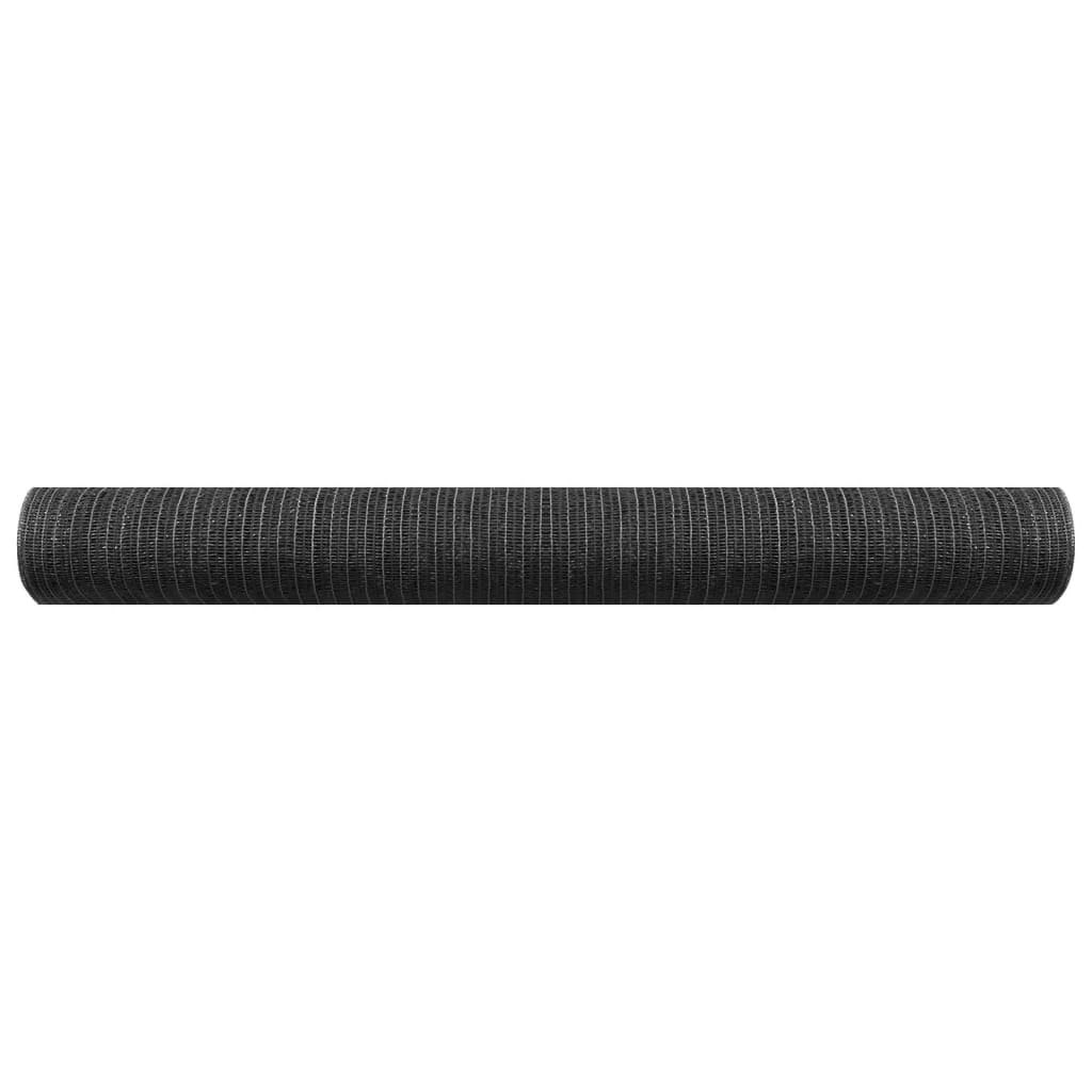 Zaunblende Anthrazit 3,6x25 m HDPE 195 g/m²