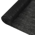 Zaunblende Schwarz 1,2x25 m HDPE 150 g/m²