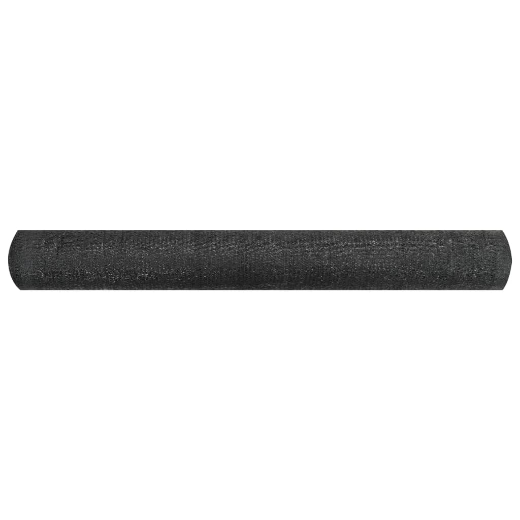 Zaunblende Schwarz 3,6x50 m HDPE 150 g/m²