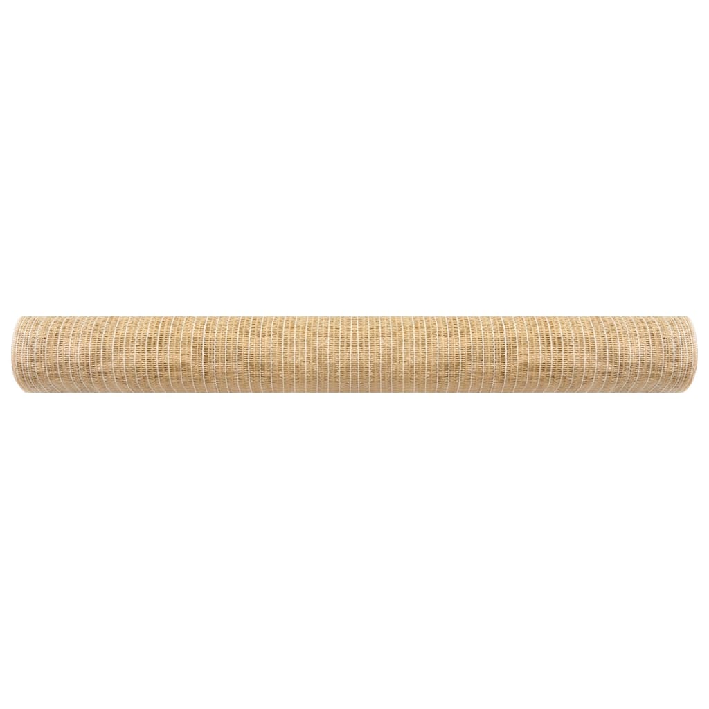 Zaunblende Beige 1x10 m HDPE 75 g/m²