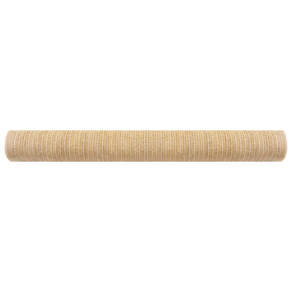 Zaunblende Beige 1,2x10 m HDPE 75 g/m²