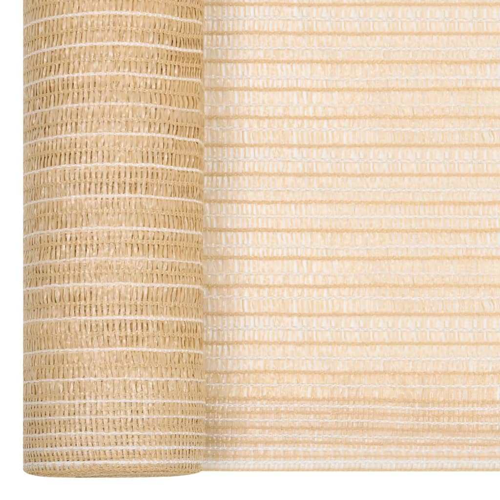 Zaunblende Beige 3,6x10 m HDPE 75 g/m²