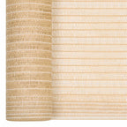 Zaunblende Beige 1x25 m HDPE 195 g/m²