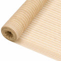 Zaunblende Beige 2x25 m HDPE 195 g/m²