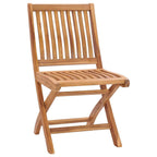 Gartenstühle 2 Stk. mit Taupe Kissen Teak Massivholz