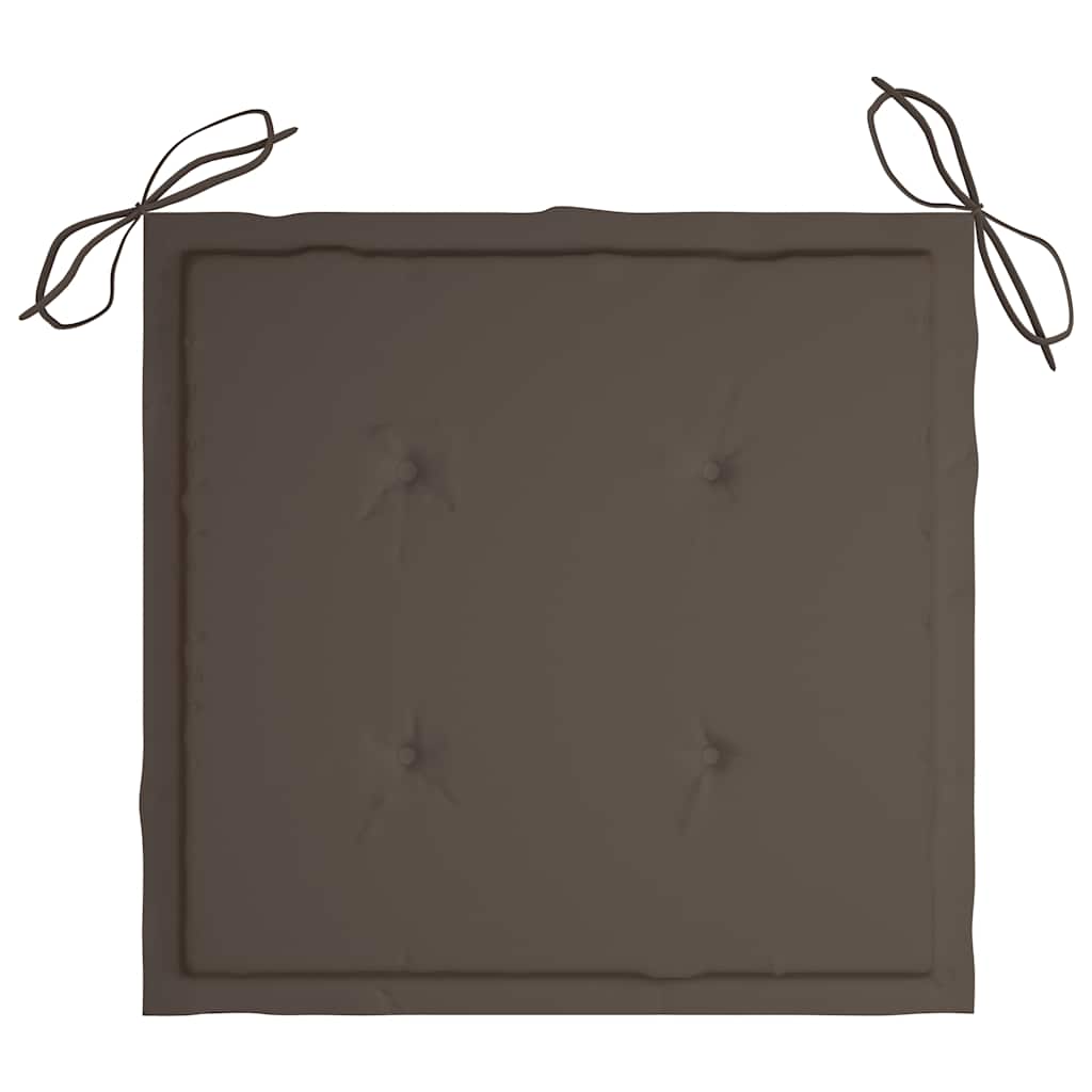 Klappbare Gartenstühle 4 Stk. mit Kissen Massivholz Akazie