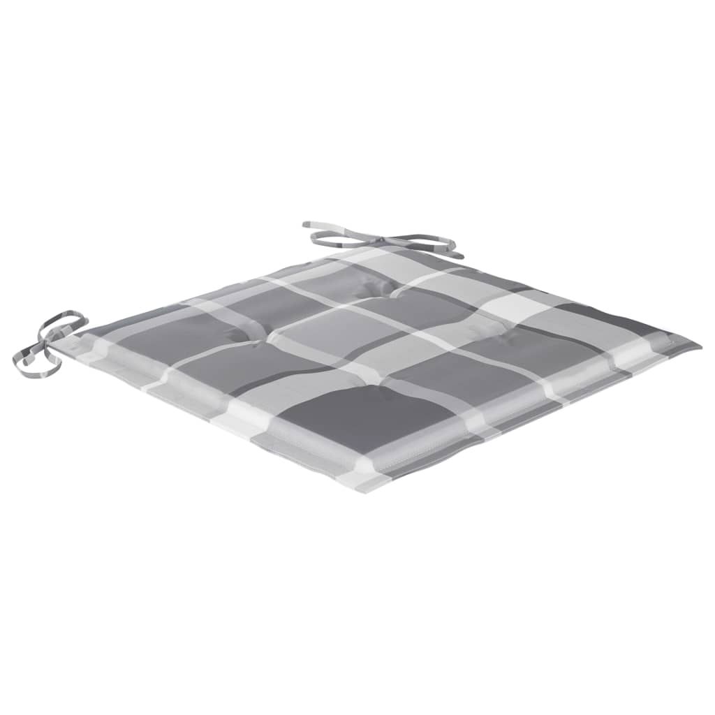 Klappbare Gartenstühle 2 Stk. mit Kissen Massivholz Akazie