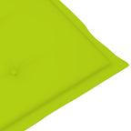 Verstellbare Gartenstühle 3 Stk. mit Auflagen Massivholz Akazie
