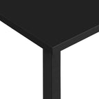 Computertisch Schwarz 105x50x72 cm MDF und Metall