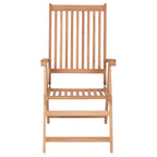 Verstellbare Gartenstühle 4 Stk. Massivholz Teak