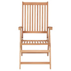 Verstellbare Gartenstühle 6 Stk. Massivholz Teak