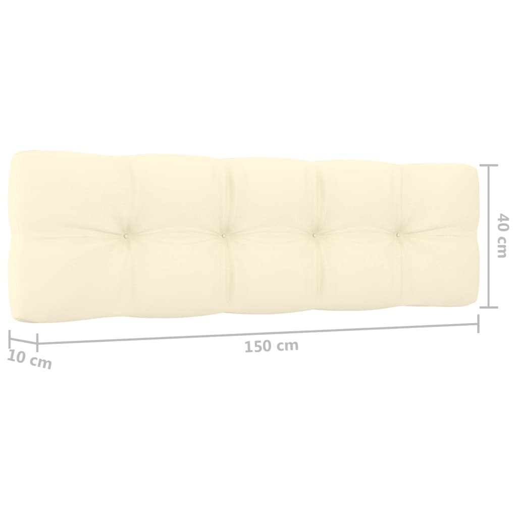 3-tlg. Garten-Lounge-Set mit Kissen Kiefernholz Imprägniert